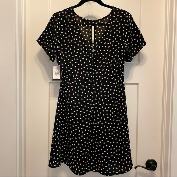 Volcom Colored Polka Dot Dress!! Cute with tapered waist! NWT! - Picture 4 of 12